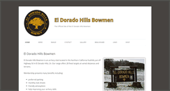 Desktop Screenshot of eldoradohillsbowmen.com