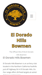 Mobile Screenshot of eldoradohillsbowmen.com